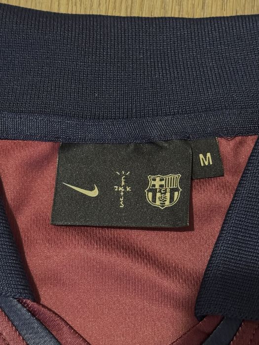CJ X Nike X FC Barcelona Retro 2000/01 Home Skeleton Jersey M