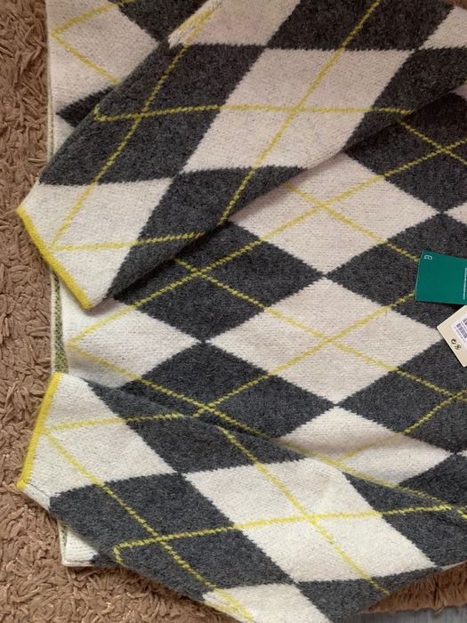 Nowy sweter H&M Pringle S-L romby jakość premium