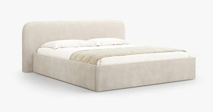 łóżko ELIZABETH 140×200 ze schowkiem i zagłówkiem