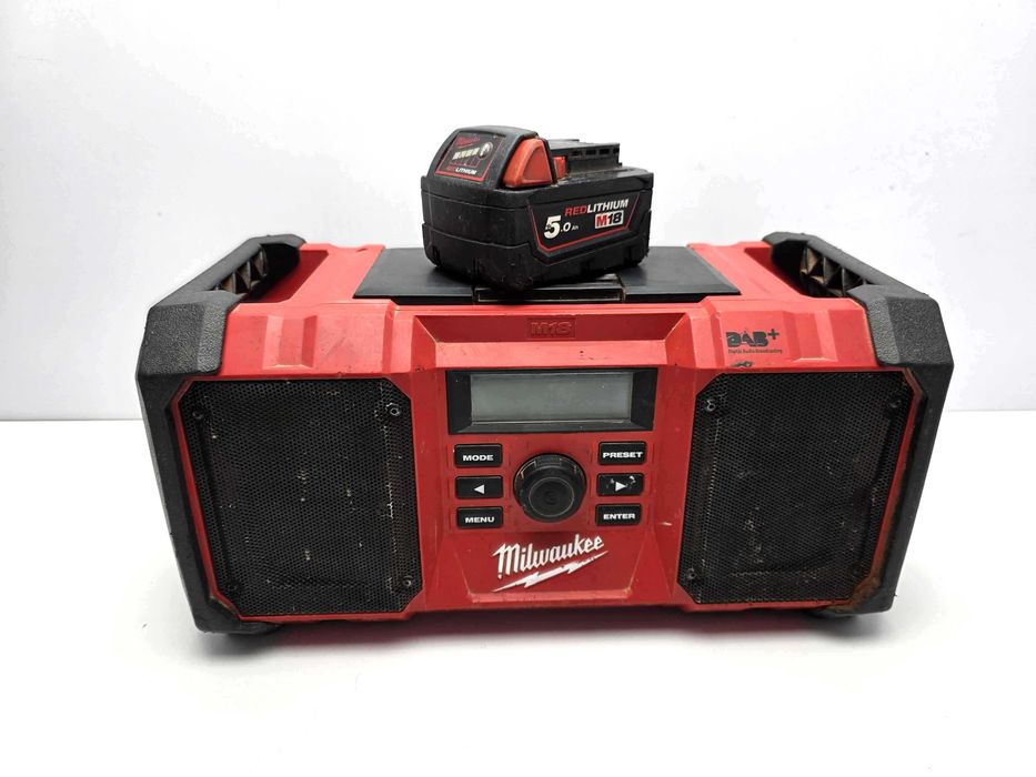 Radio Budowlane Milwaukee M18 JSR DAB+ + Aku M18 5.0Ah