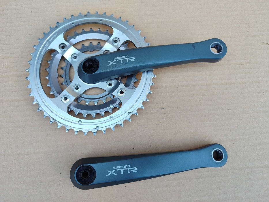Kultowa Korba Shimano XTR FC-M950 46/34/24T 175mm RetroMTB Bdb Stan !