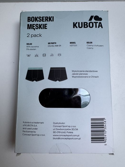 Bokserki Kubota bawelniane 2 pak xxl