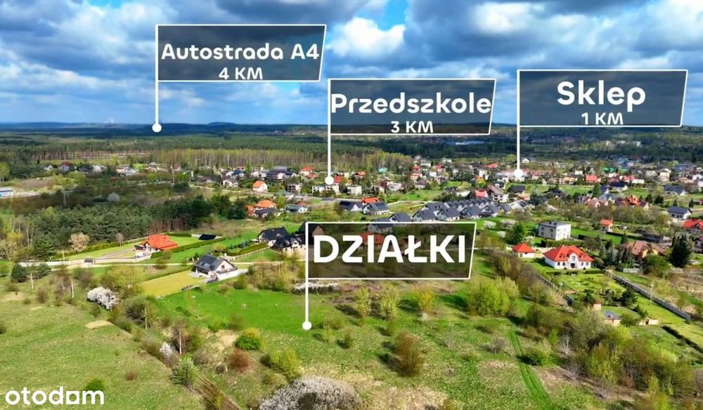 Działki Stara Huta 10 arowe Chrzanów Centrum