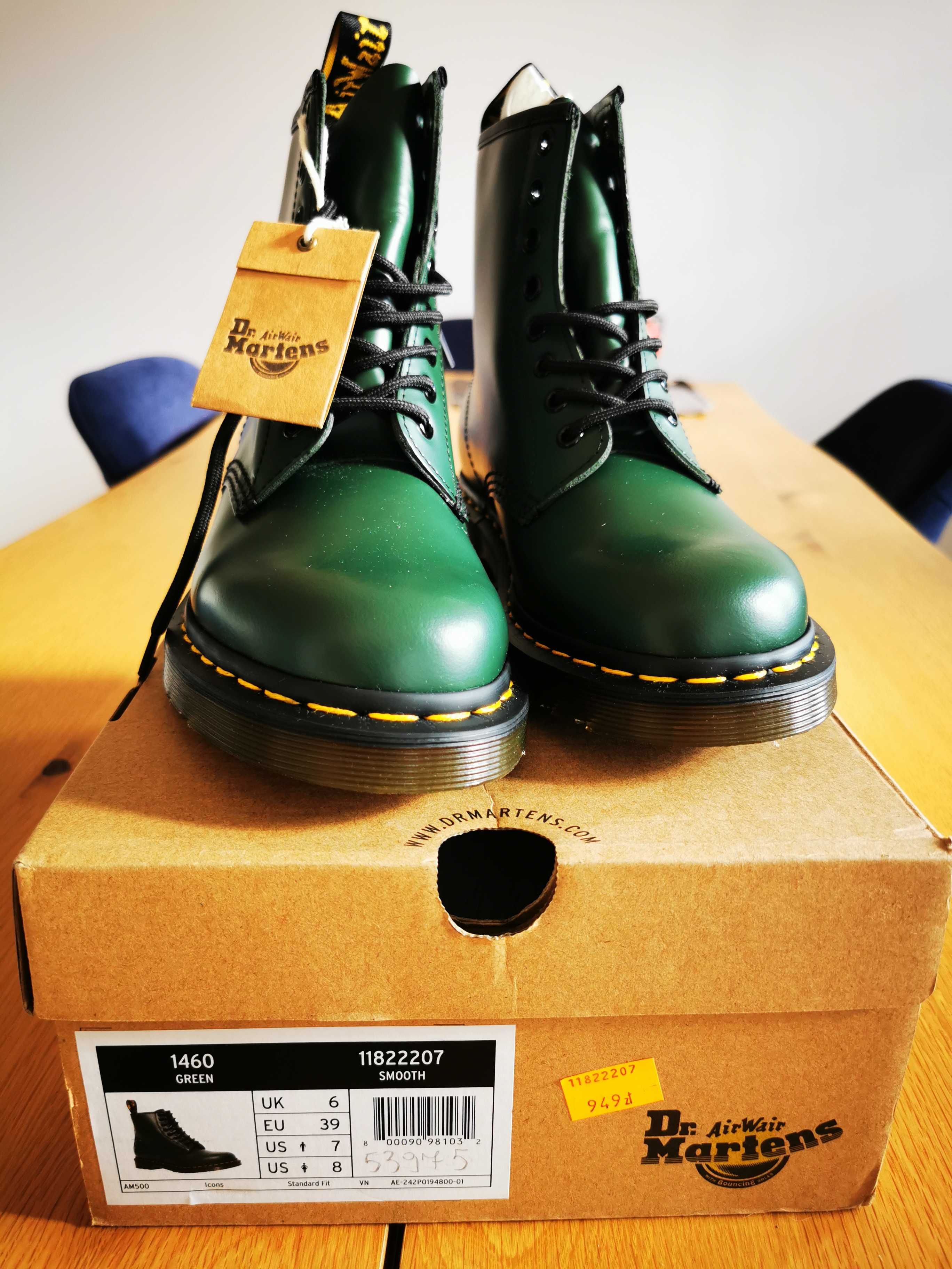 Dr martens 39 green hotsell