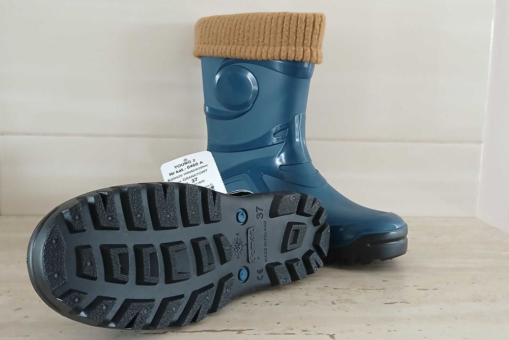Kalosze dziecięce, młodzieżowe, ocieplane Demar Young 2 37