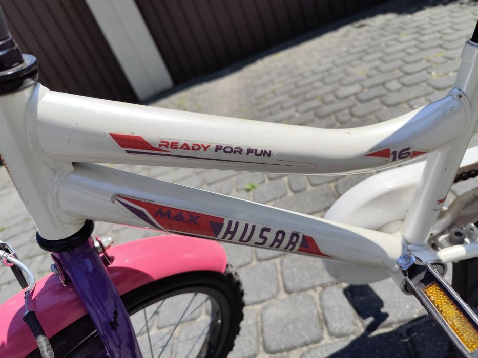 Rowerek Husar 16" dziewczecy