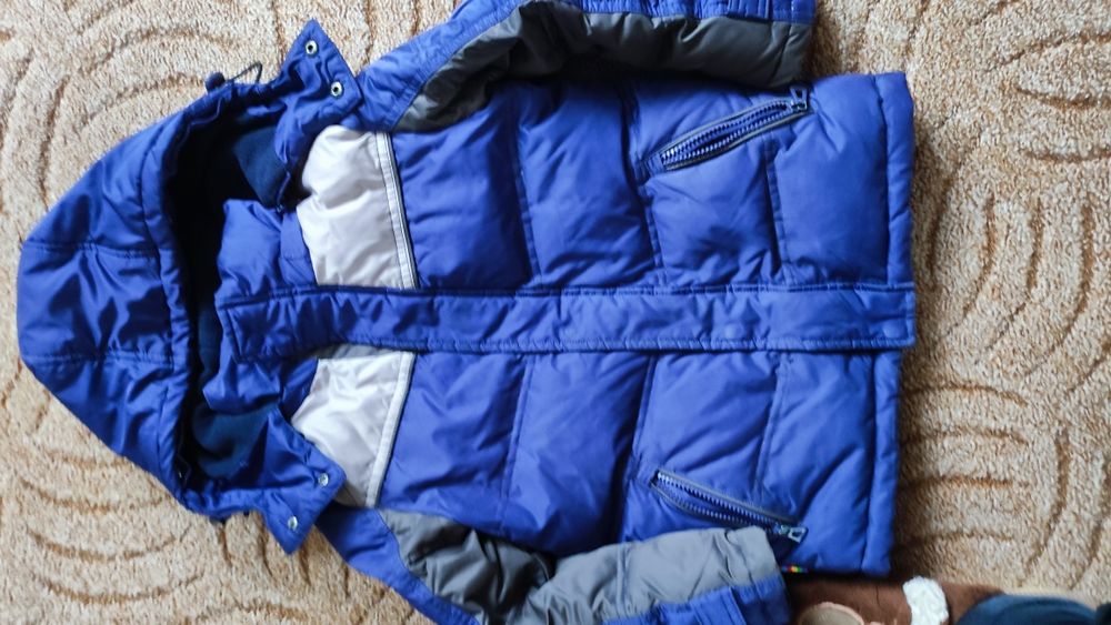 Натуральный пуховик для мальчика