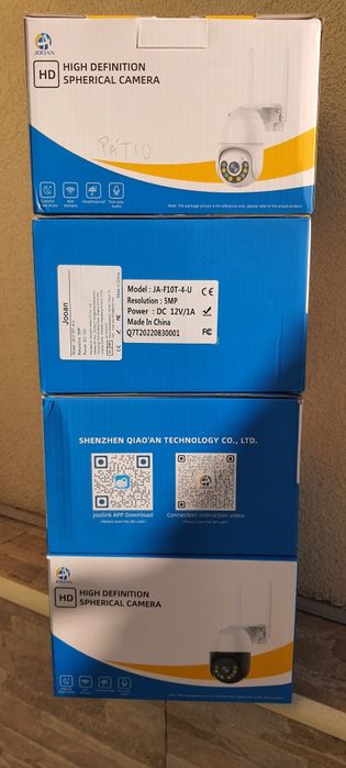 4 câmeras de vídeo vigilância