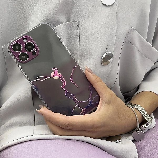 Marble Case etui do Samsung Galaxy A12/5g żelowy pokrowiec marmur nieb