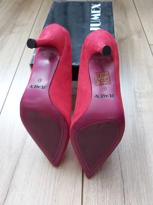 Czerwone NOWE szpilki