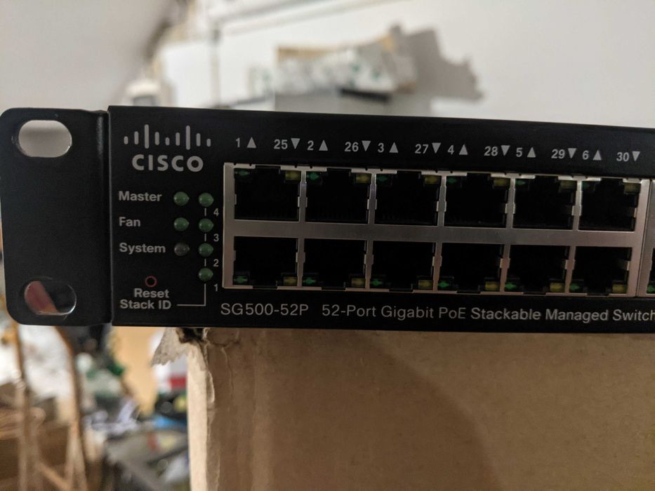Switch Cisco SG500-52 port