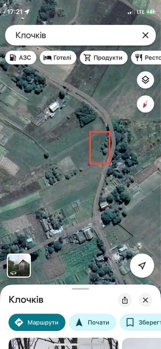 Продам ділянку, участок в с. Клочків