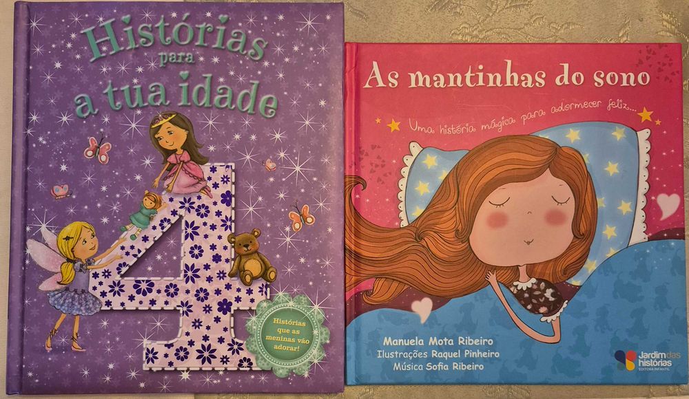 Livros infantis em excelente estado de conservação