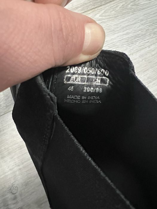 Шкіряні черевики челсі massimo dutti