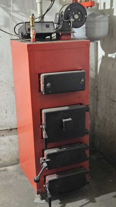 piec zasypowy 12kW + zasobnik c.w.u 80L