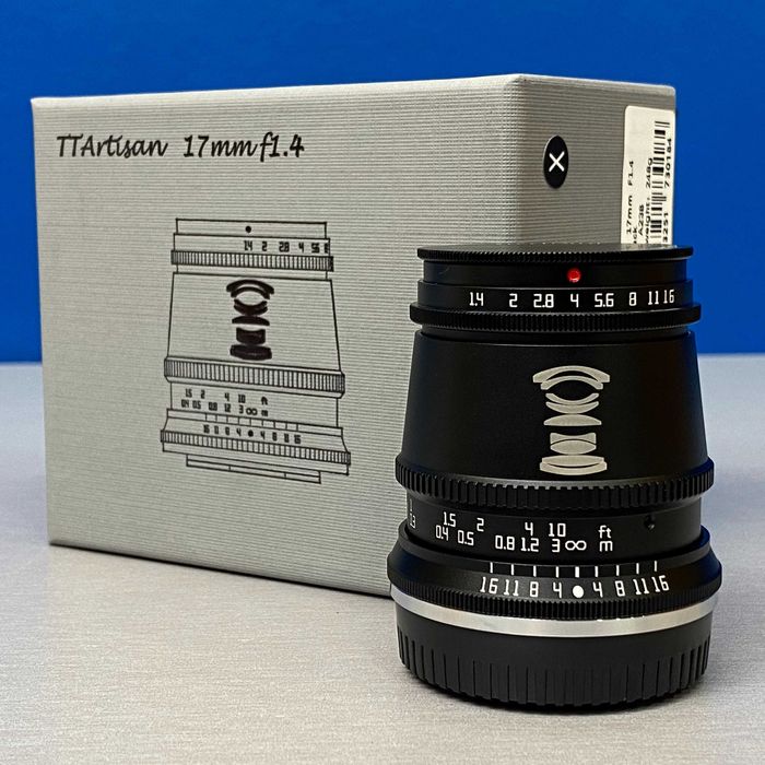TTArtisan 17mm f/1.4 | Fujifilm | NOVA | 3 ANOS DE GARANTIA