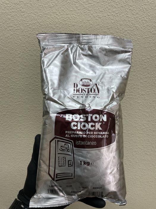 Гарячий шоколад Boston Ciock Vending 1000г Італія Бостон преміум шоколад для вендинга 15% какао