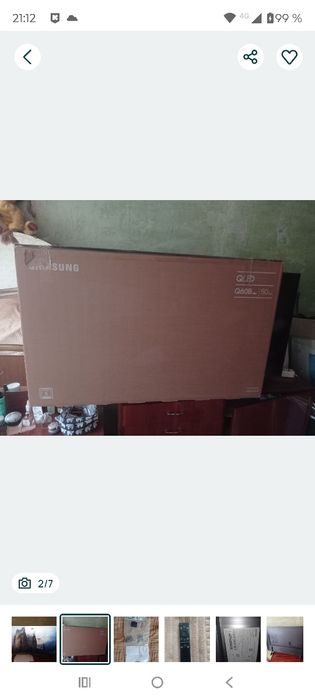 Продам телевизор Samsung Qled 50
