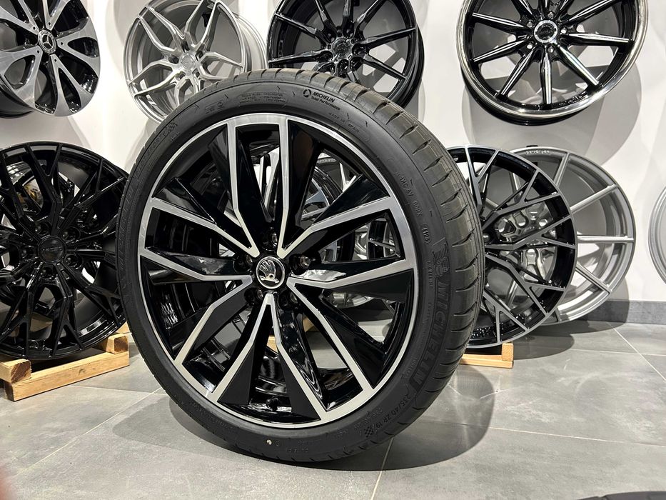 Oryginalne koła letnie 19 5x112 Skoda Superb III IV VW Passat B8 B9 Michelin