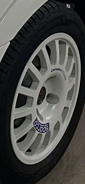 Jantes sparco cromodona 14 com pneus novos