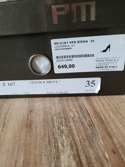 Prima Moda szpilki kolor nude r. 35