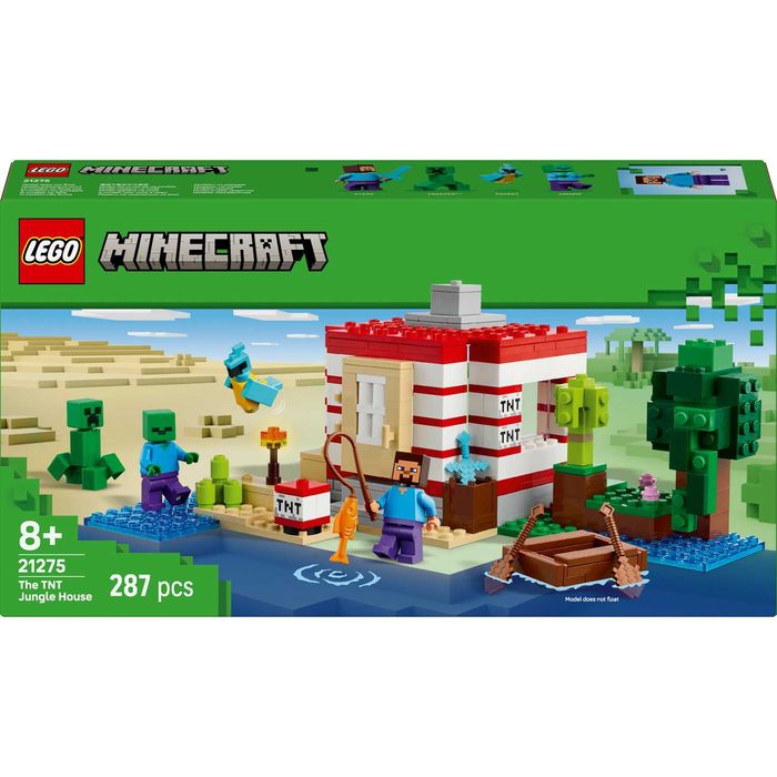 Lego Minecraft 21275 Dom TNT W Dżungli Zestaw Klocków  *NOWE*