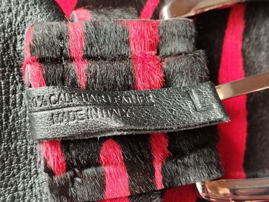 Pasek Isabel Marant skóra z włosiem