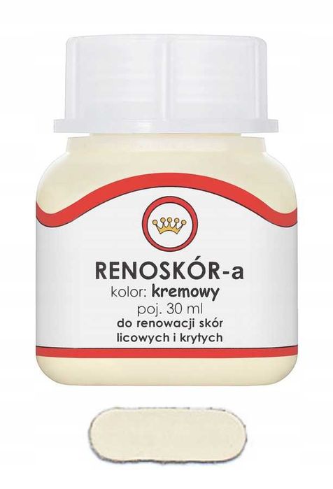 RENOSKÓR FARBA Lakier do skóry Kremowy