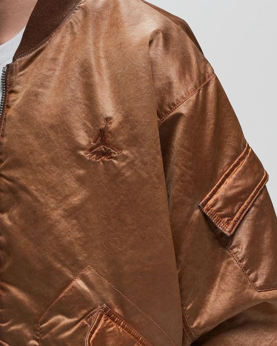 Оригінал! Бомбер Jordan Wash (Коричневий) (L, XL) Новий з бірками!