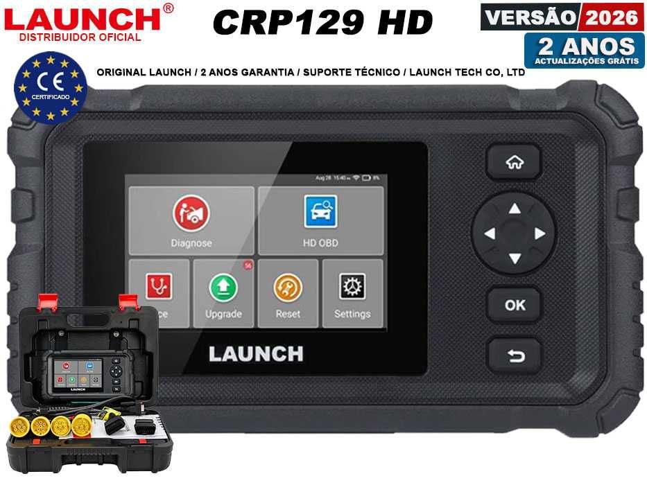 Launch CRP129 HD Elite Máquina Diagnostico Pesados (NOVO)