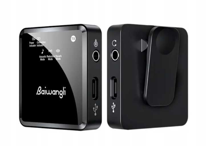 Bezprzewodowy mikrofon SX39 redukcja szumów, Type-C, nagrań ttst1540