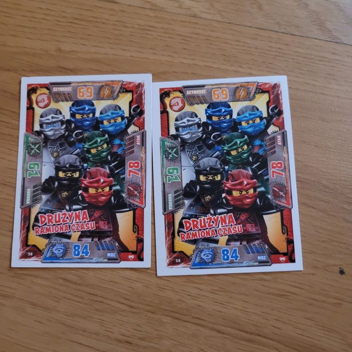 Karty lego ninjago Drużyna Ramiona Czasu
