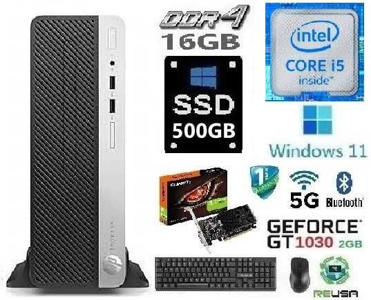 Pç LowGaming 6ªG|i5-6500-3.2G|16G|SSD500G|TPM2.0|GT1030-2G|5G+BT|W11