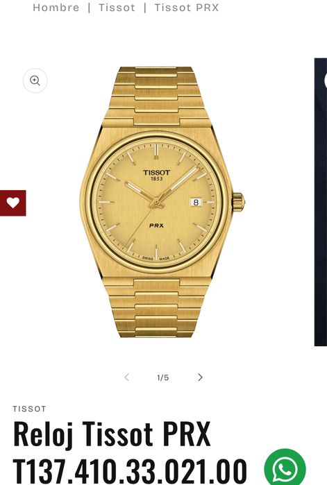 Годинник Tissot PRX T137.410.33.021.00