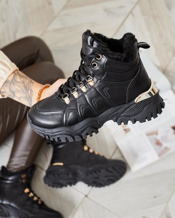36 37 38 Sneakersy 39 40 41 zimowe ocieplane z futerkiem śniegowce zim
