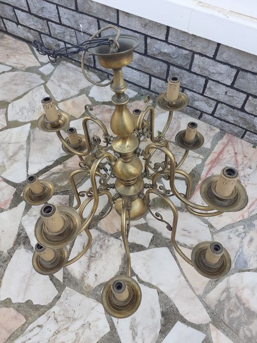 Brass Ceiling Lamp (Vintage)