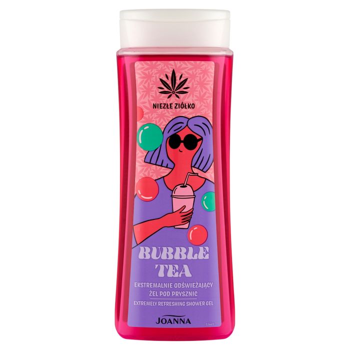 Joanna Niezłe Ziółko odświeżający żel pod prysznic Bubble Tea 300ml