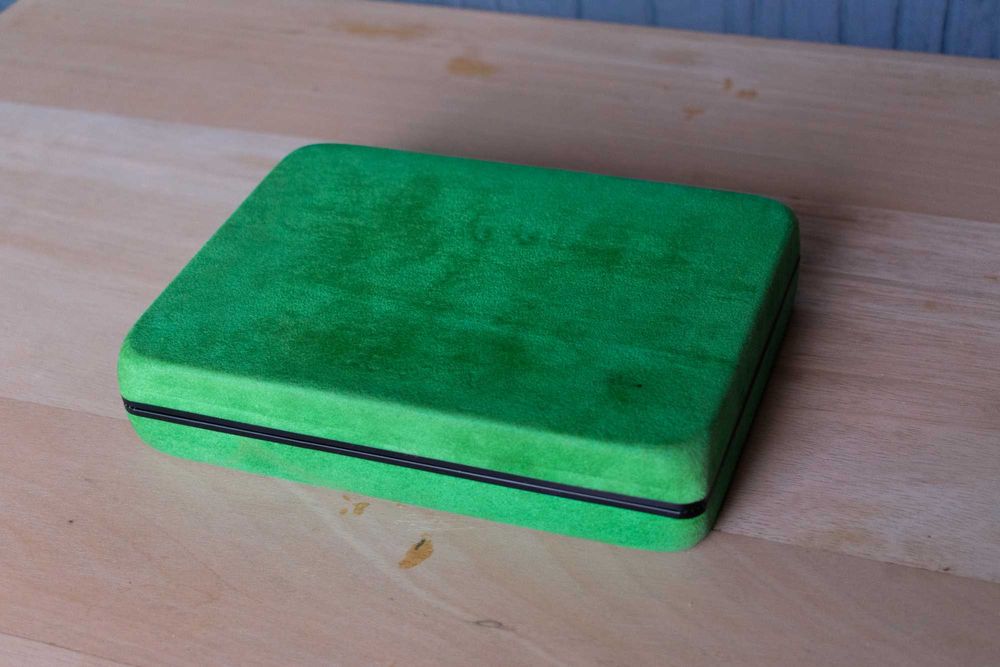 Caneta tinteiro Aurora Primavera verde mármore ouro 18K - NEGOCIÁVEL