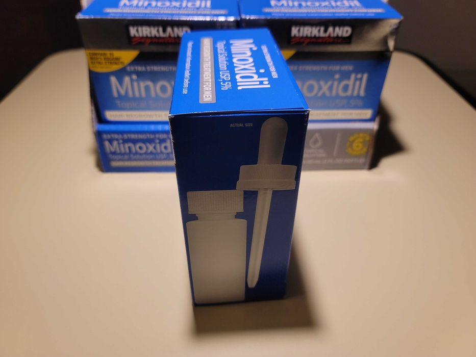 KIRKLAND MINOXIDIL 6 MESES 5% Líquido tópico crescimento cabelo