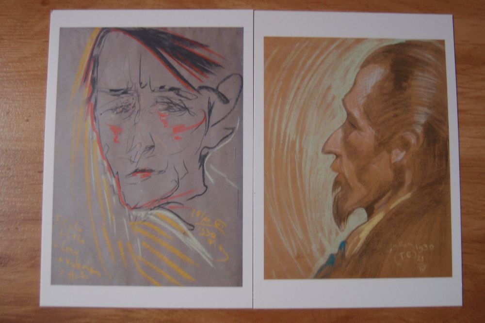 Pocztówki - portrety Witkacego 18 szt. - Stanisław Ignacy Witkiewicz