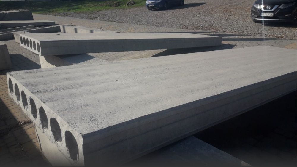 Плити перекриття панелі бетонні плиты 60-12 Фундаментні блоки