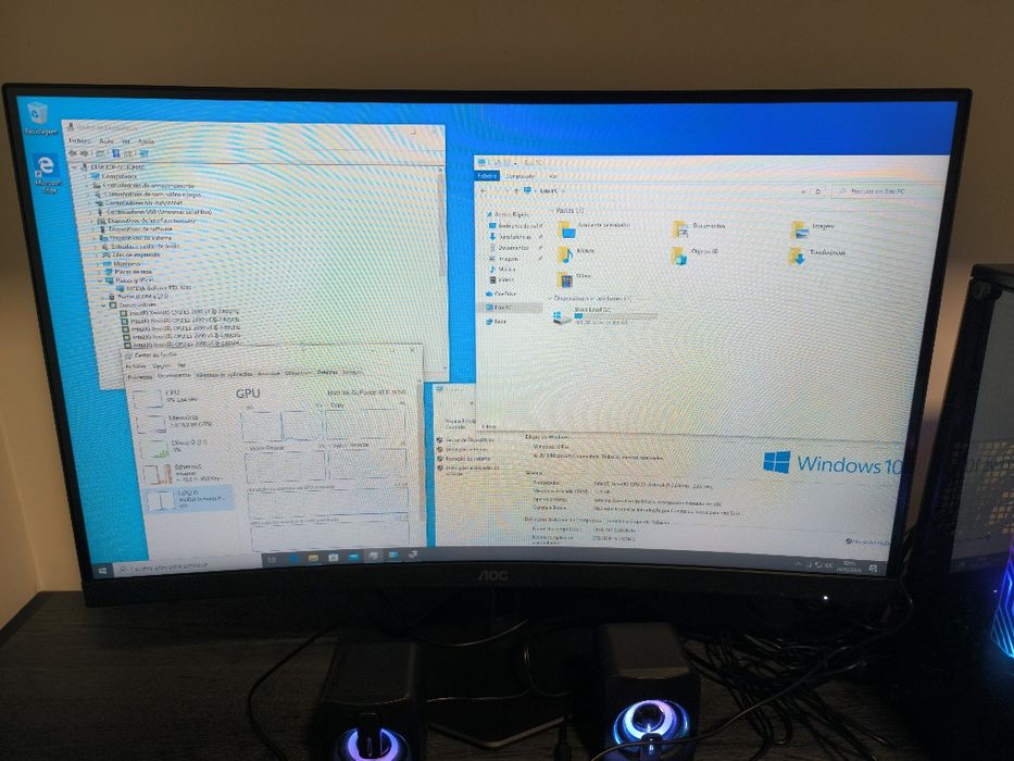PC 3050RTX 16 Ram + Ecrã + Periféricos 3x S/ Juros