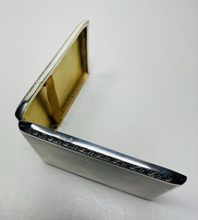 Cigarreira em prata-Antiga