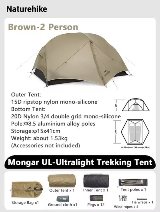 Naturehike Mongar 2 PRO/UL