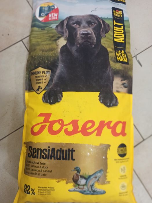 Сенсі адулт Йозера 12.5кг качка/лосось корм для собак