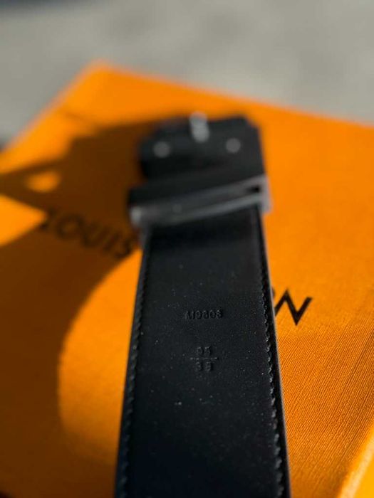 pasek Louis Vuitton LV Initiales Gun Metal  100cm