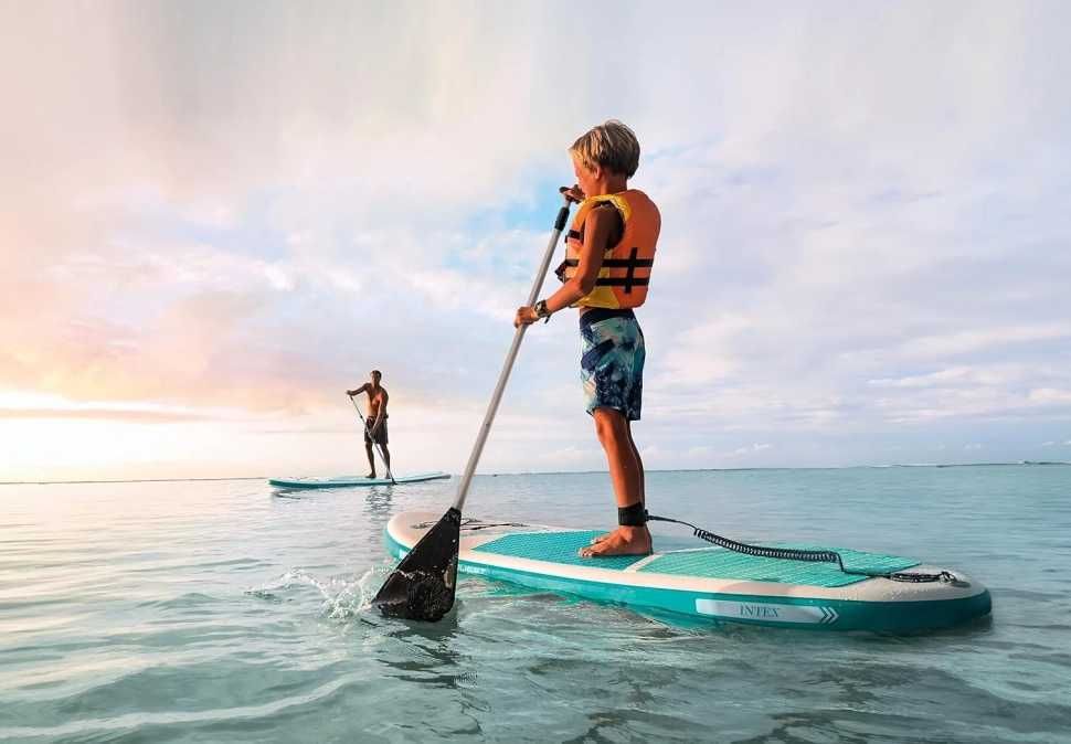 Надувная SUP доска для сёрфинга Intex 68241 Aqua Quest 240 Youth