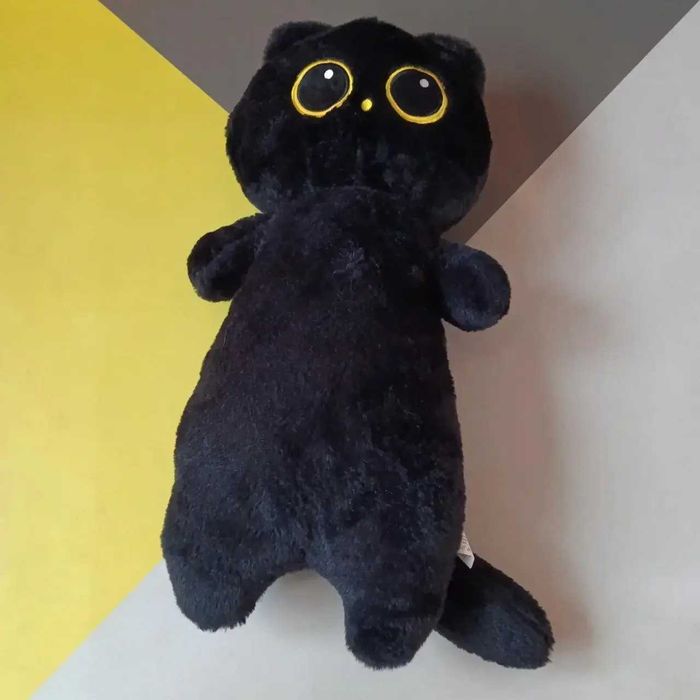 М'яка Іграшка Сова 40, 60, 80, 100 см, Подушка, Чорна, Сіра, Коричнева