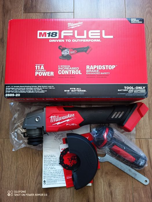 Milwaukee 2889-20 2888-20 m18 Fuel variable Speed Angle Grinder