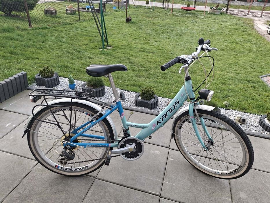 Rower damski dla dziewczynki koła 24 cale